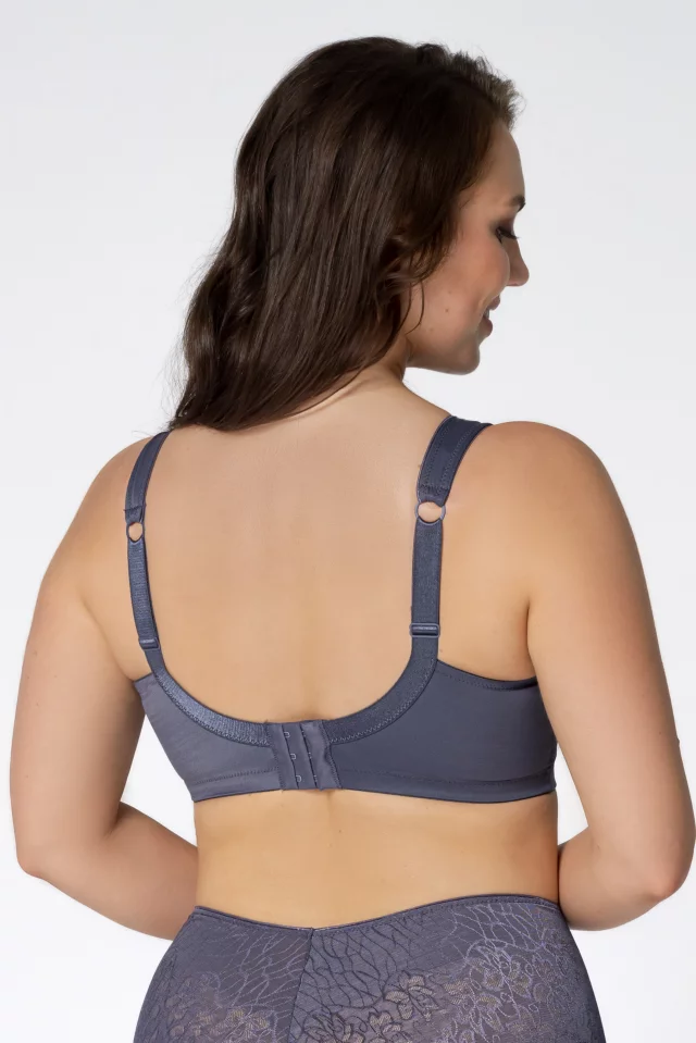 Powerlace support bra. Color: blue-grey