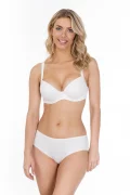 Medvilninė liemenėlė Soft cotton. Spalva: pieno balta