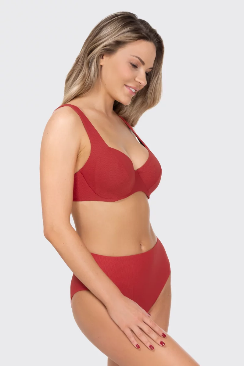 Bikiinipüksid Future retro. Värv: tumepunane