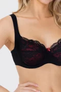 Liemenėlė Carmen. Spalva: juoda