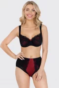Liemenėlė Carmen. Spalva: juoda