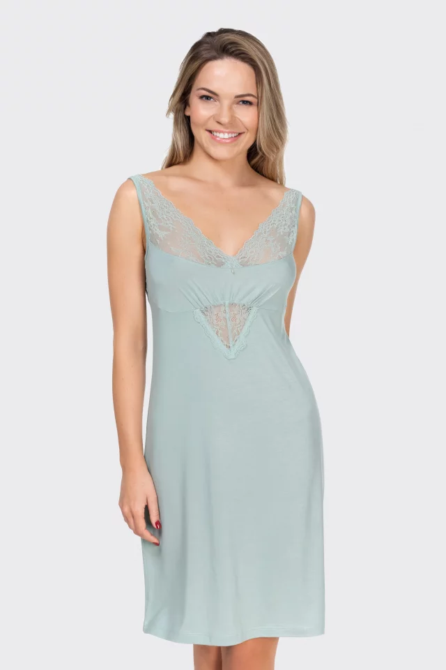 Nightgown Summer breeze. Color: mint green
