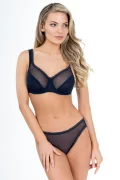 Sheer mesh briefs Tango. Color: dark blue