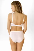 Basic mid-waist briefs. Color: white