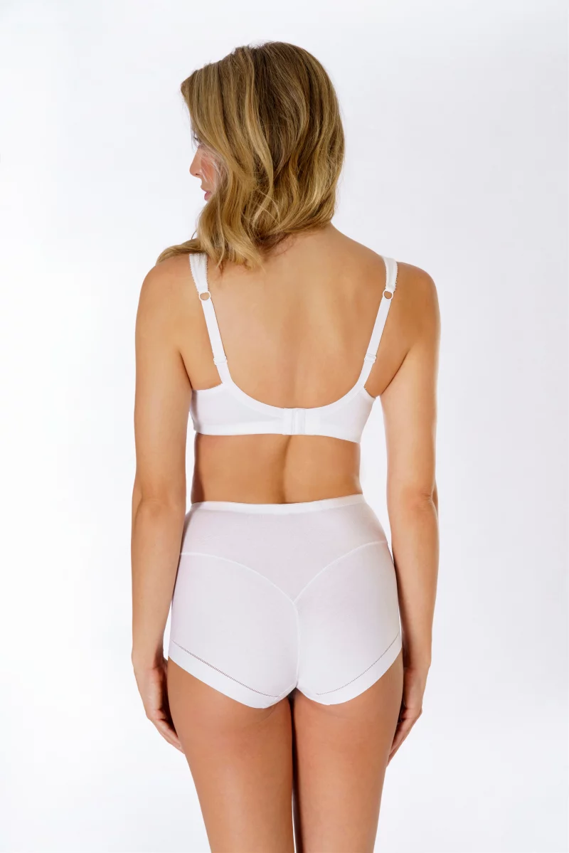 Rinnahoidja Clean cotton. Värv: piimvalge