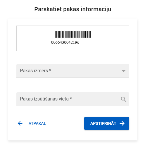 Skapīša izmēra un vietas izvēle